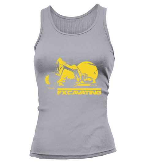 excavator shirt- heavy equipment shirt Tank top Woman