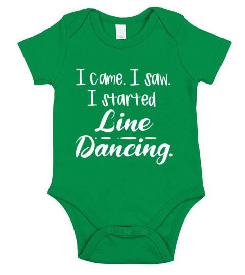 Line Dancing Quote Humor Short Sleeve Baby One-Piece