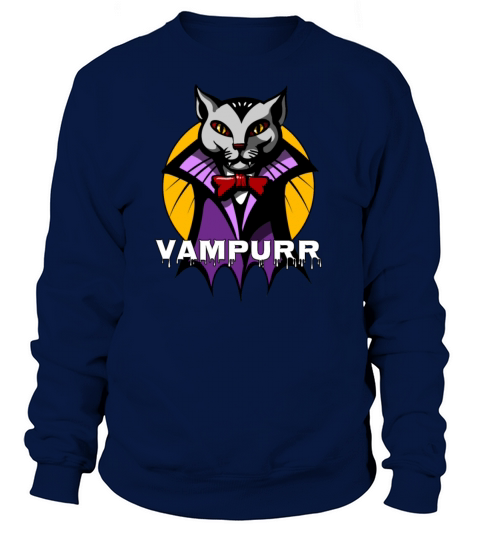 Cat Vampire Halloween Vampurr Women's Sweatshirt