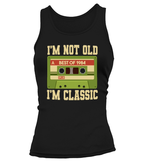 Im Not Old Im A Classic 1984 Vintage Cassette Women's Tank Top