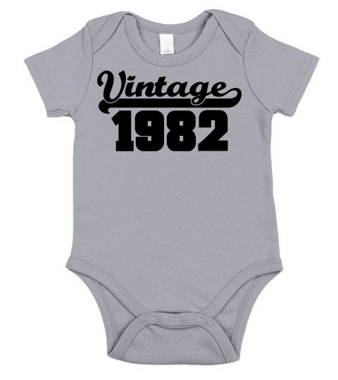 vintage 1982 Short Sleeve Baby One-Piece
