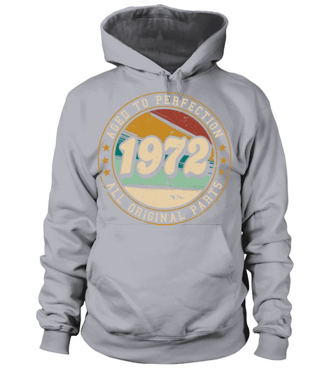 Vintage 1972 50th Birthday Fiftieth Gift Women's Hoodie