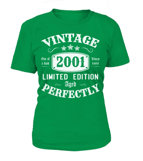 Vintage 2001 Limited Edition Aged Perfectly T-Shirt Woman