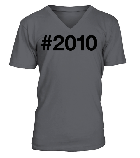 2010 Hashtag Men's V-Neck T-shirt