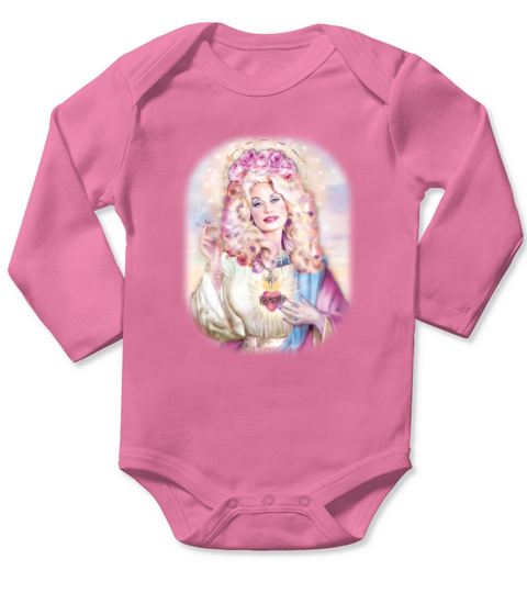 Saint Dolly Parton Long Sleeve Baby One-Piece