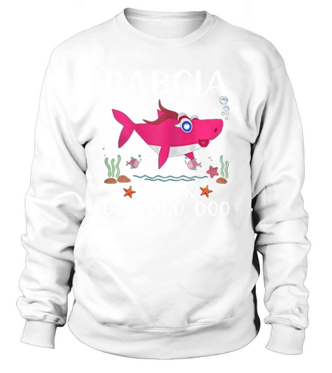 Babcia Shark Sweatshirt Unisex