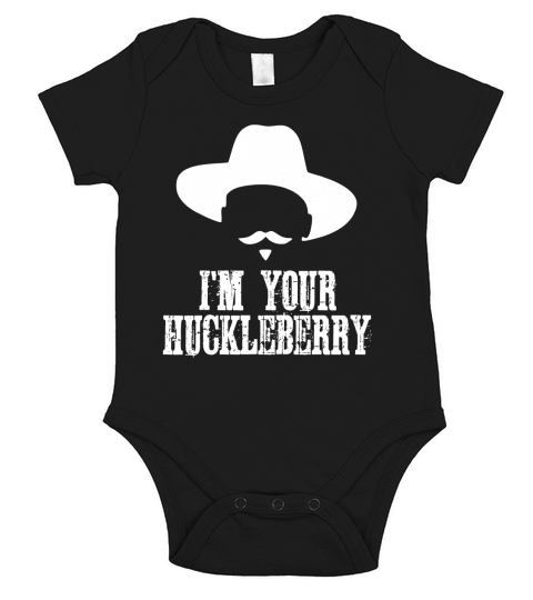 Im Your Huckleberry Short Sleeve Baby One-Piece