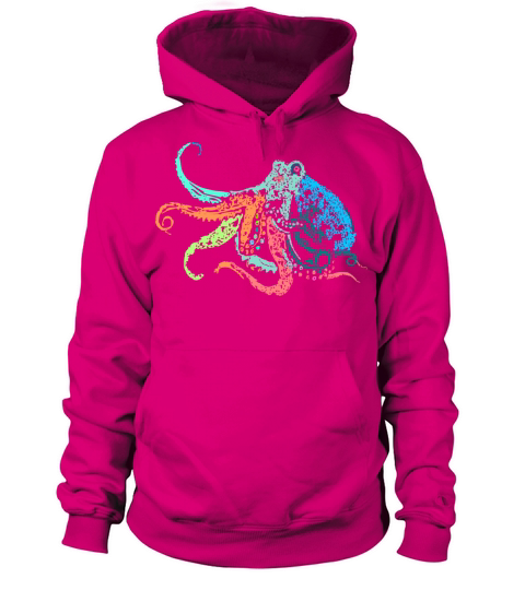 octopus multicolor Women's Hoodie
