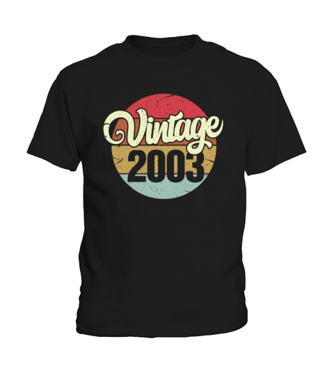 Vintage 2003 Retro Kids T-Shirt
