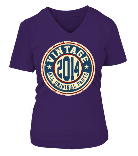 Vintage 2014 Women's V-Neck T-shirt