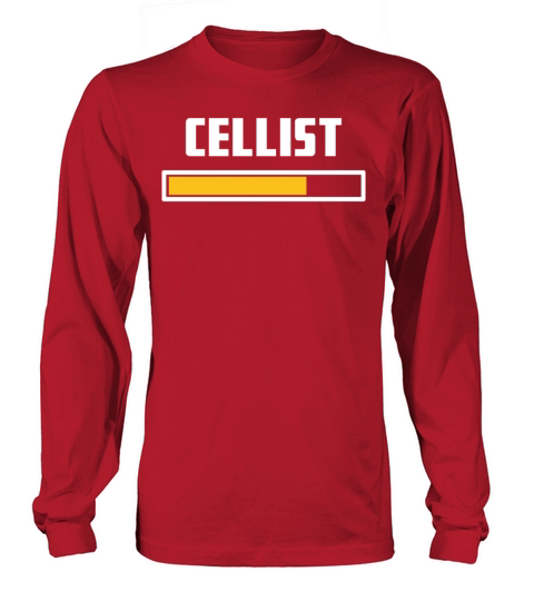 Cellist Installing Tshirt Long sleeved Unisex