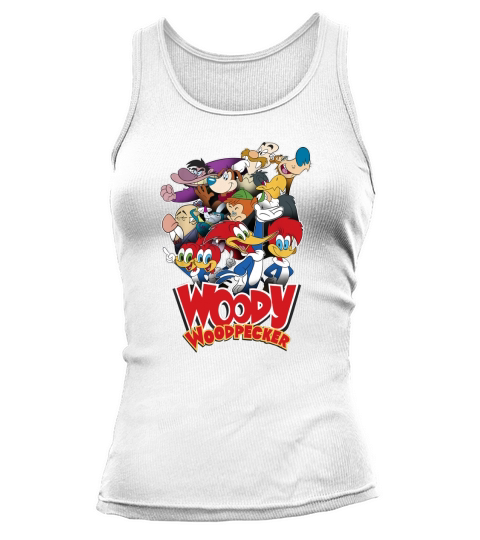 Woody Woodpecker Group Shot Vintage Poster Tank top Woman