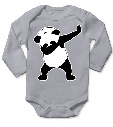 Dance Dab Panda Life Long Sleeve Baby One-Piece