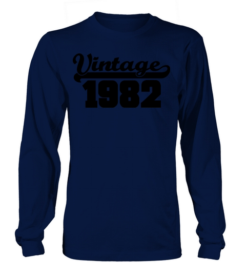 vintage 1982 Men's Long Sleeve