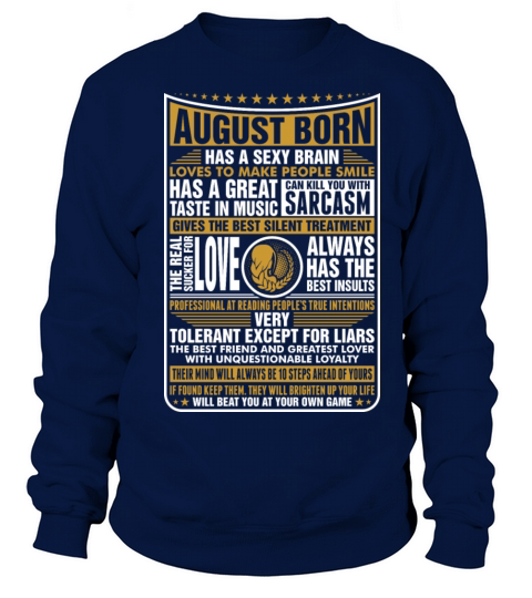 August Virgo Born Women's Sweatshirt