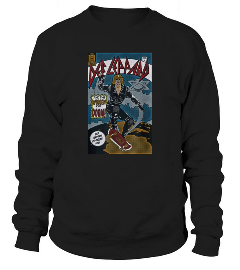 Def Leppard  Comic Sweatshirt Unisex