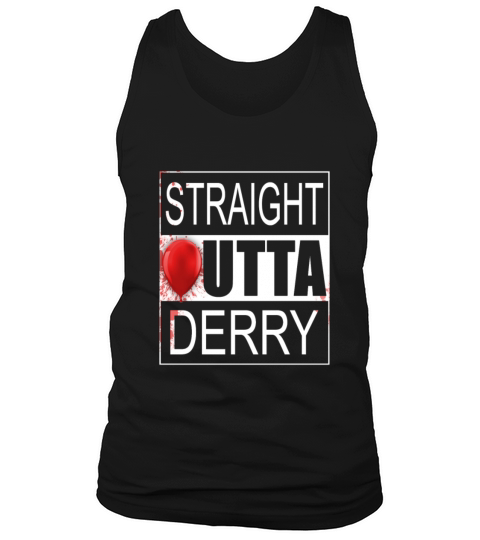 Straight Outta Derry It Horror Men's Tank Top