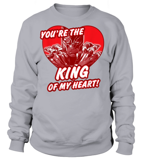 Black Panther King Valentine s Day Heart Women's Sweatshirt