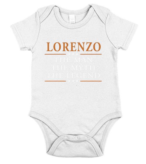 Lorenzo the man the myth the legend Lorenzo shirts Lorenzo the man the myth the legend my name is Lorenzo Tshirts Lorenzo T-Shirts Lorenzo Hoodie for Lorenzo Short Sleeve Baby One-Piece