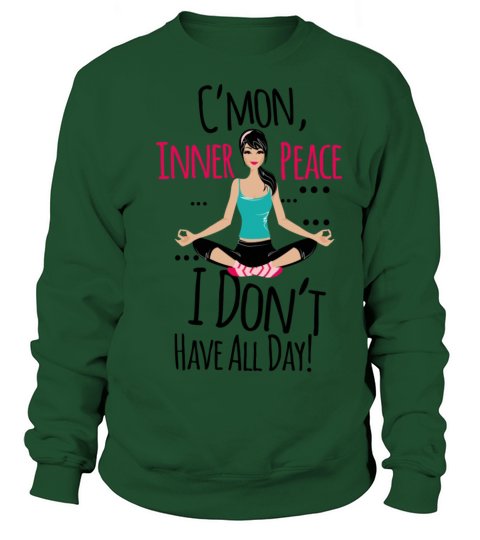 funny yoga girl Women's Sweatshirt