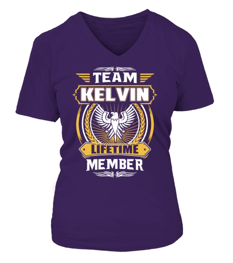 Team KELVIN lifetime member V-neck T-Shirt Woman