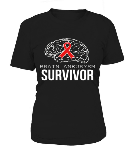 Brain Aneurysm Survivor T-Shirt for Men, Women, Kids Black Youth B07B89CWTM 1 Women's T-Shirt