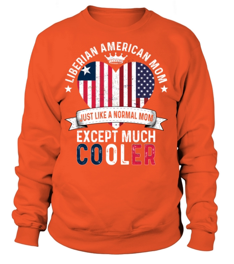 Liberian American Mom Mothers Day Liberia Flag Women's Sweatshirt