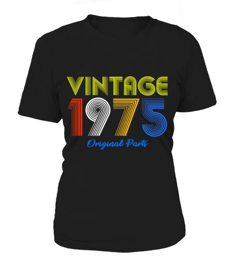 Vintage 1975 T-Shirt Retro 44th Birthday Gift Shir Women's T-Shirt