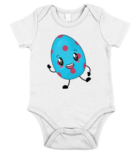 Easter Egg Short Sleeve Baby One-Piece