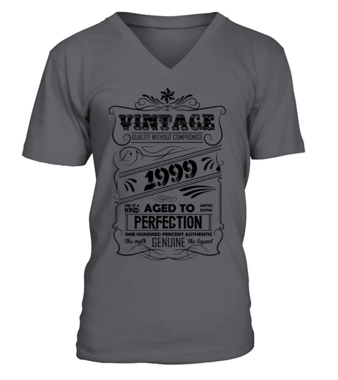 Vintage Aged To Perfection 1999 Men's V-Neck T-shirt