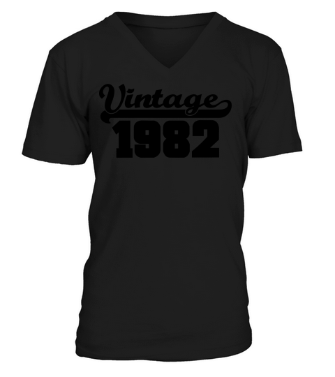vintage 1982 Men's V-Neck T-shirt