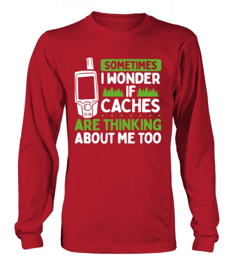 Geocaching Mountains Cache Geocacher Hunting Women's Long Sleeve