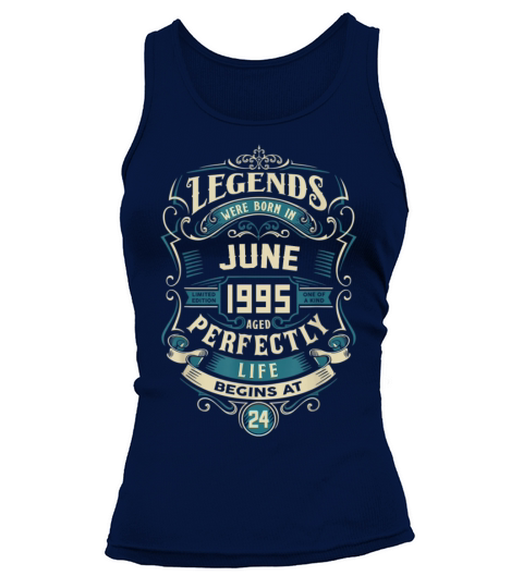 Retro Vintage June 1995 birthday Women's Tank Top