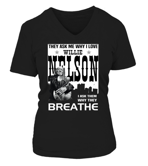 Willie Nelson (1) V-neck T-Shirt Woman