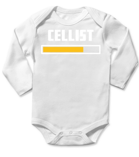 Cellist Installing Tshirt Long Sleeve Baby One-Piece