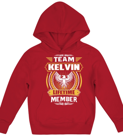 Team KELVIN lifetime member Kids Hoodie