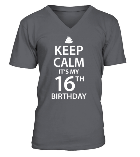 16th Birthday Men's V-Neck T-shirt