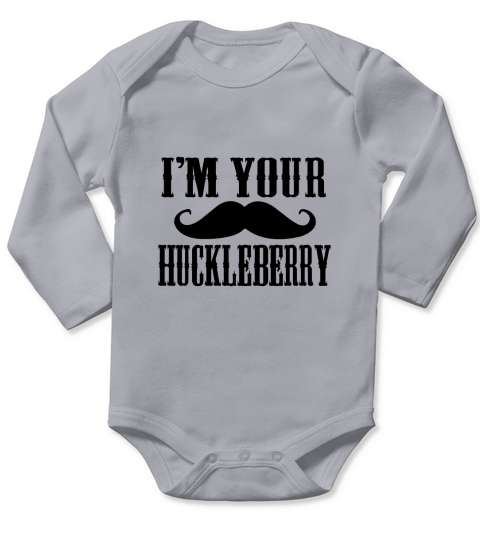 Im Your Huckleberry Long Sleeve Baby One-Piece