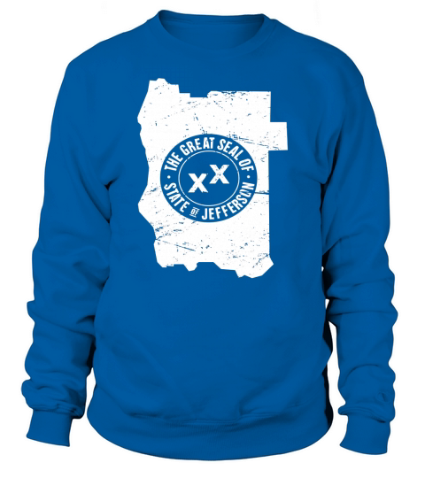 State Of Jefferson Borders &amp;amp; Seal Sweatshirt Unisex