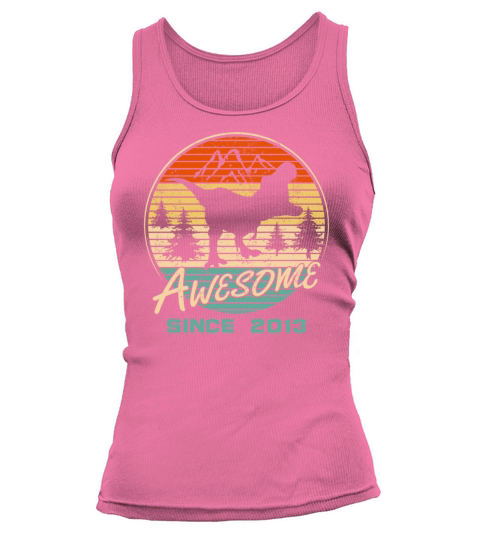 Awesome since 2013 Rex Dinosaurs Women's Tank Top