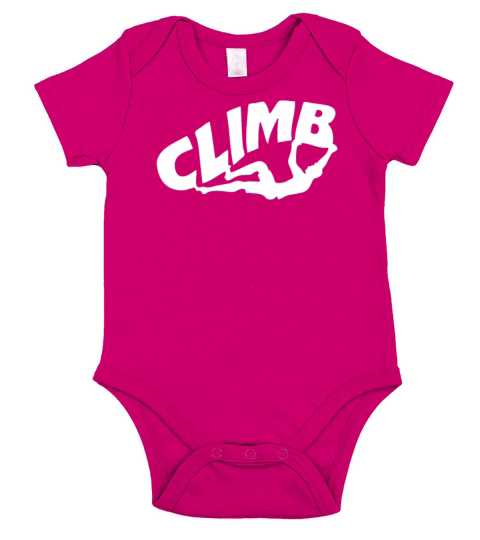 Rock Climbing Short Sleeve Baby One-Piece