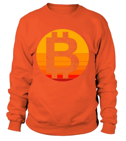 Vintage Bitcoin Retro Crypto BTC Cryptocurrency Women's Sweatshirt