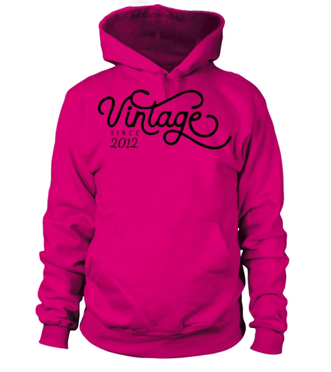 Vintage Since 2012 Birthday Gift Men's Hoodie