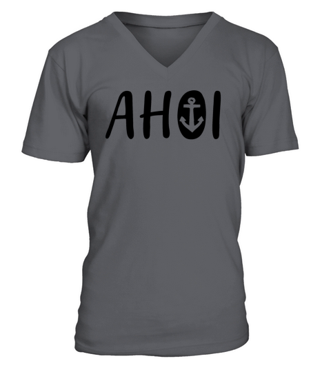 AHOI Men's V-Neck T-shirt