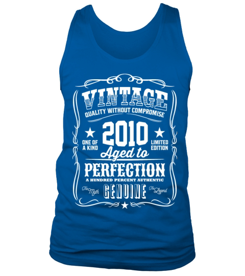 Vintage 2010 Aged to Perfection Men's Tank Top