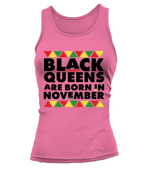 Black Queens Are born in November Women's Tank Top