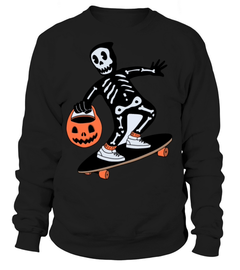 Skeleton Skateboard shirt Women's Sweatshirt