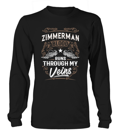 ZIMMERMAN Im Not Superhero More Powerful I Am ZIMMERMAN name gifts T Shirt Long sleeved Unisex