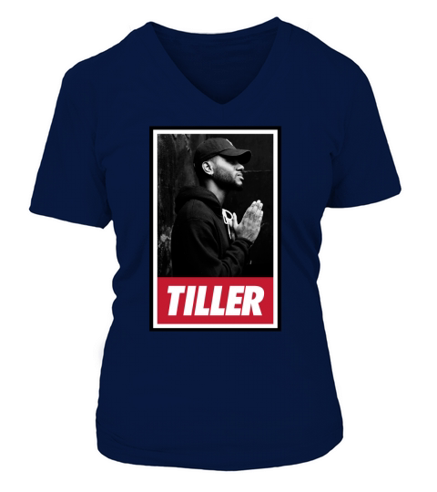 Bryson Tiller 4k V-neck T-Shirt Woman