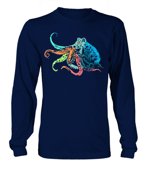 octopus multicolor Men's Long Sleeve